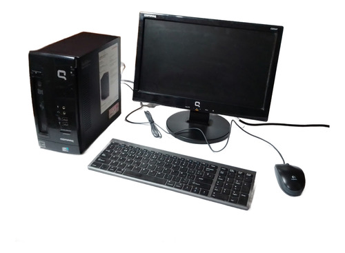 Mini Pc Compaq Cq2404la Con Monitor 15 Teclado Y Mouse (Usado)