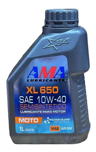 Aceite Ama Xl 650 Sae 10w40 Semisintetico Moto 