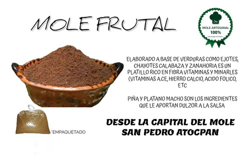 Mole Frutal 1/2 Kg