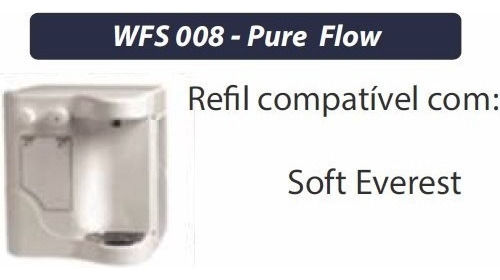 Kit 4 Filtro Refil Pure Flow ( Soft Everest ) Wfs 008