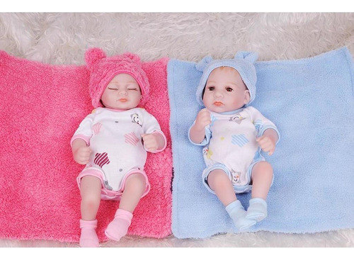 Bebes Reborn Silicona Cuerpo Completo Con Juego De Ropa