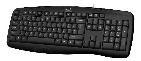 Teclado Genius Kb 128 Usb Multimedia Negro