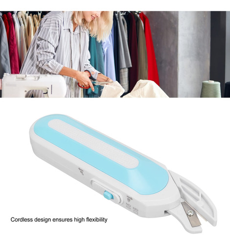 Tijeras Eléctricas Reable Baery Para Cortar Tela Cartón Plás Color