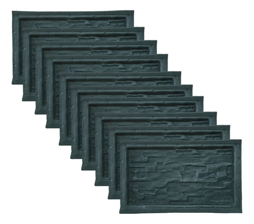 Molde De Goma X 10 Para Placas Antihumedad - Bariloche