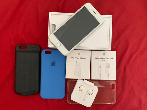 iPhone 6s 64gb Com Acessórios E Case Bateria Baseus