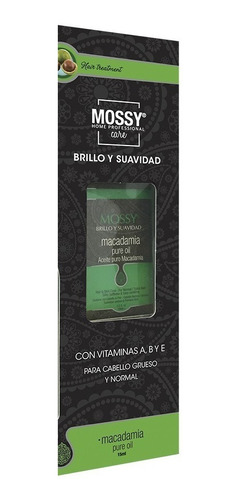 Aceite Macadamia Tratamiento Capilar Mossy