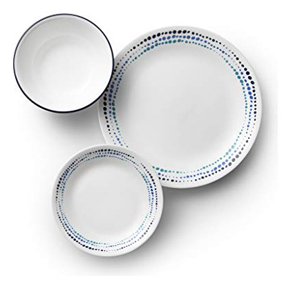 Juego De Vajilla Corelle De 18 Piezas Para 6, Resistente A L