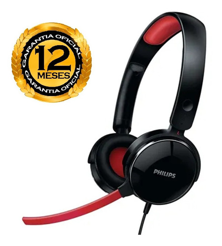 Imagen 6 de 7 de Auriculares gamer Philips SHG7210 negro