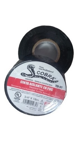 Pack De 2 Pieza Teipe Electricidad 3/4 × 18mm Cobra Origina 