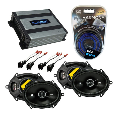 Kicker Bundle Para Ford Altavoz Audio Coche Amplificador