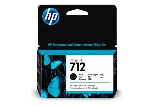 Cartucho De Tinta Hp 712 Negro 38ml T210 T230 T250 T630 T650