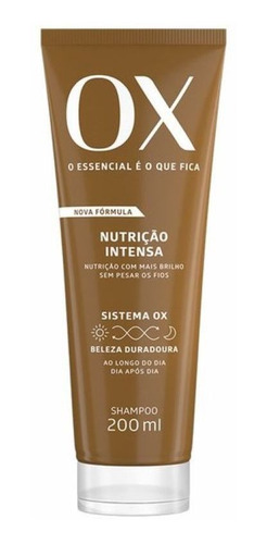 Shampoo Ox Nutrição Intensa 240ml