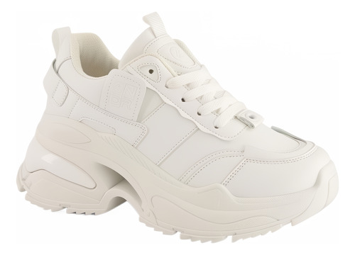 Zapato Alto Z37947ve Acojinada Excursion Liso Plataforma