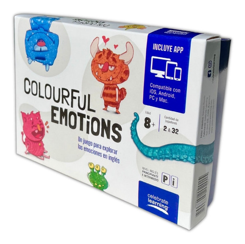 Imagen 1 de 5 de Colourful Emotions Juego De Mesa Educativo En Inglés