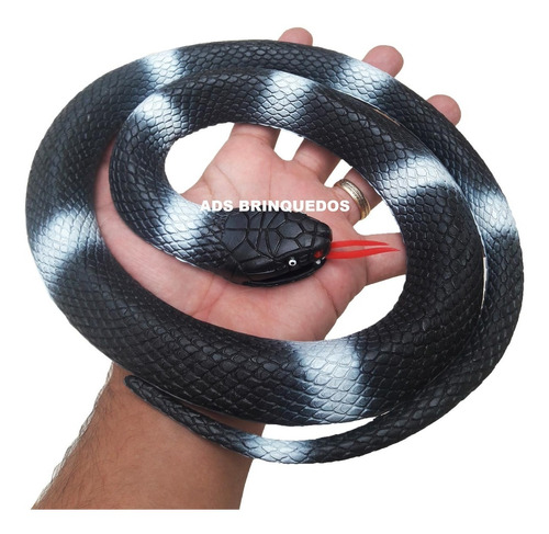 Cobra De Borracha Realística Serpente 90cm Brinquedo Gigante