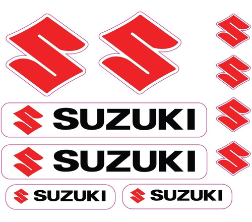 Kit Adesivos Refletivo Capacete Compatível Suzuki Ktcp108