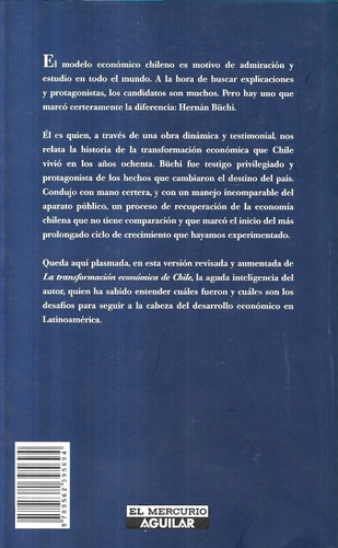 La Transformación Económica De Chile Modelo Progreso / Buchi (Usado)