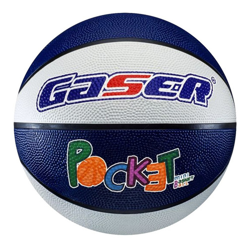 Balón Basketball Gaser Pocket Multicolor Hule No. 3