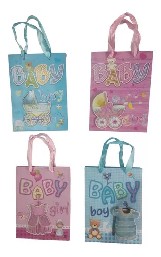 lava sinsonte gesto Mayoreo 12 Bolsas Regalo Chica Bebé Baby Shower Bautizo