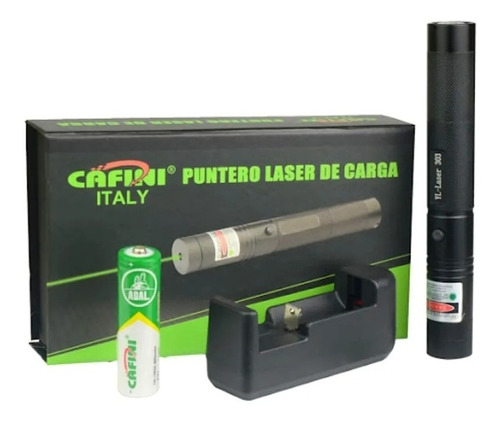 Puntero Laser, Con Seguro, Recargable Green Laser Pointer