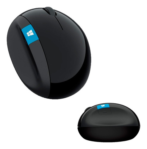 Mouse Óptico Ergonómico Inalámbrico Microsoft 1000 Dpi