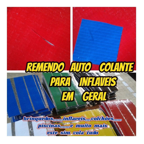 Piscinas Remendo Auto Colante P/inflaveis Etc C/frete Gratis