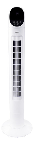Ventilador De Torre Temporizador De 9 Hrs Control Manual 1.016 M 127 V 60hz 40w Blanco