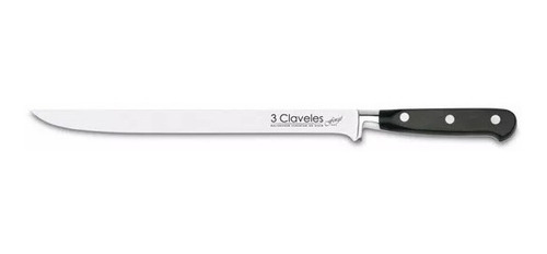 Imagen 1 de 1 de Cuchillo 3 Claveles Forge Forjado Jamonero 25 Cm Cod 1566