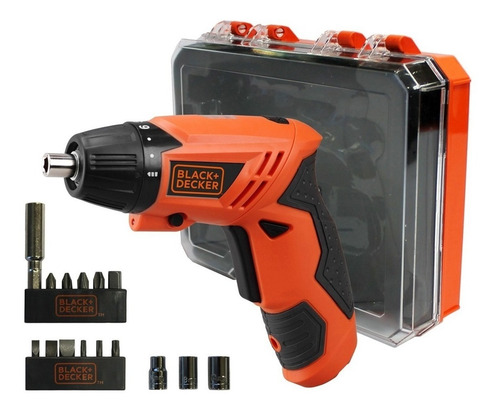 Imagen 1 de 9 de Atornillador A Bateria Black Decker Kc4815k C/accesorios