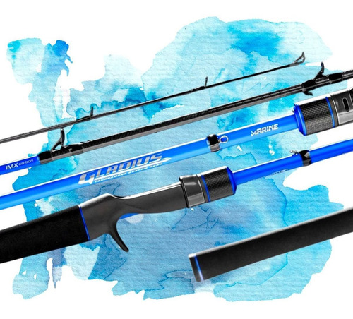 Caña Gladius 601 Marine de 1,83 m, 20-25 libras, para carrete integral