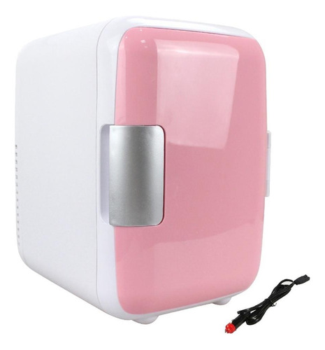 Refrigerador E Aquecedor 12v Rosa Mini Geladeira Trivolt