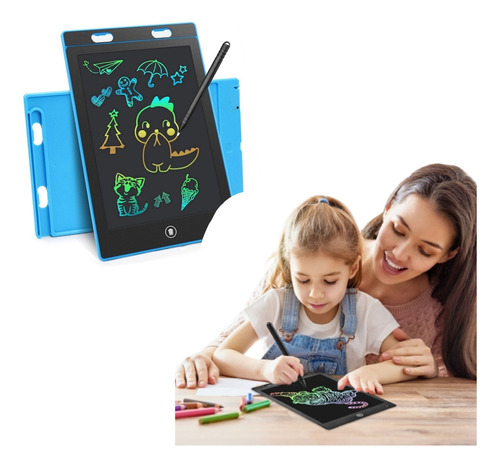 Pizarra Mágica Tablet Dibujo Lcd 8,5  Niños Adulto Didáctico