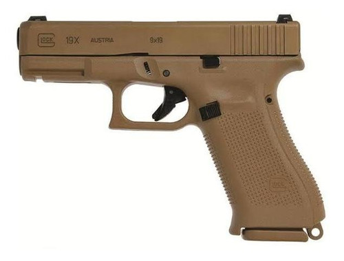 Pistola De Co2 Glock 19x Color Coyote Fabricación Alemana