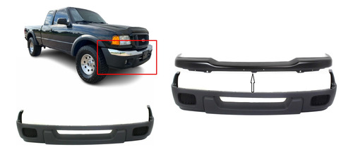 Moldura Spoiler Lip Defensa Delantera Ford Ranger 2004 2005