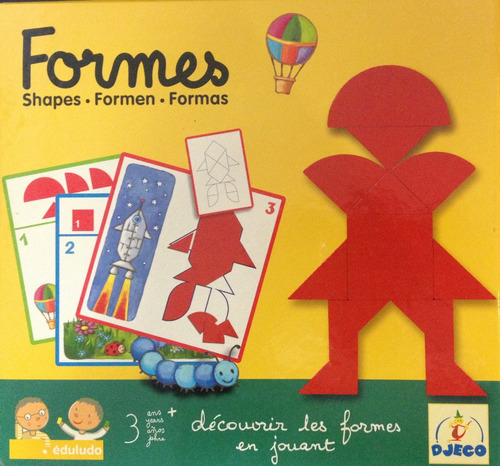 Juego Para Niños De Hacer Formas Tangram Marca Djeco