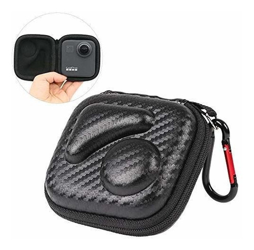 Imagen 1 de 6 de Mini Estuche Duro Para Cámara De Acción Go Pro Max, Duro Sh