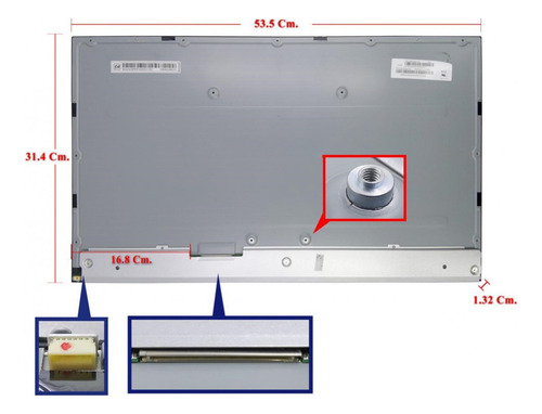 Pantalla Lcd For Dell Inspiron 24 5400 All In One No Táctil