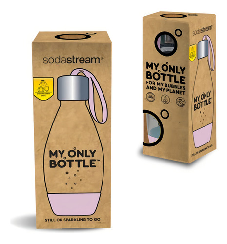 Botella Reutilizable My Only Bottle Sodastream 0.5 Lts Rex Color Rosa