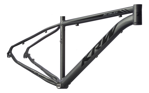 Bicicleta Aro 29 Krw Alumínio 24 Vel Freio A Disco X52 Cor Grafite/Preto Fosco