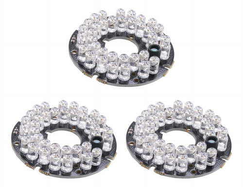 Placa Led Crystally-3x Infrared Ir 36 Para Cctv Ccd Se
