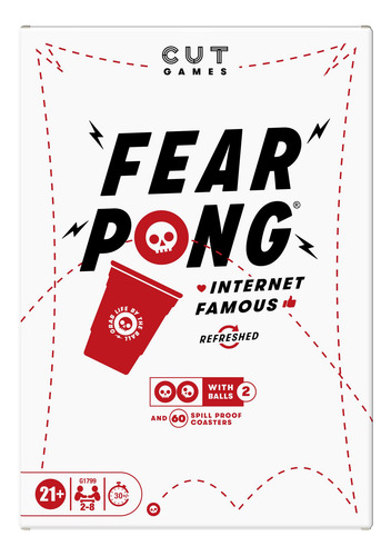 Juego De Fiesta Fear Pong Adult De Cut | Internet Famous
