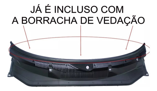Grade Churrasqueira Para-brisa Siena G2 G3 G4 Mopar 46847074