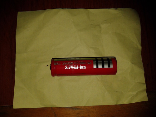 Bateria De Litio De 3.7 V Mod. 18650