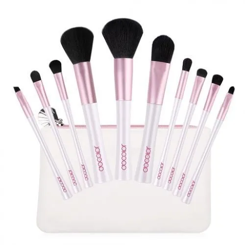 Set de 10 brochas Docolor M1007 M1007 rosa