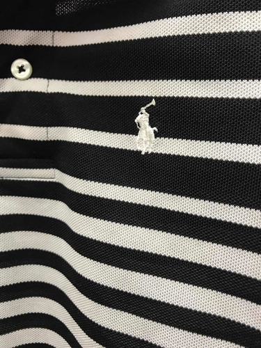 Chomba Polo Ralph Lauren Striped Talle 3t Made In Guatemala