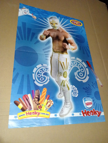 Póster De Místico Lucha Libre Coleccionador Cmll 2007 (Usado)