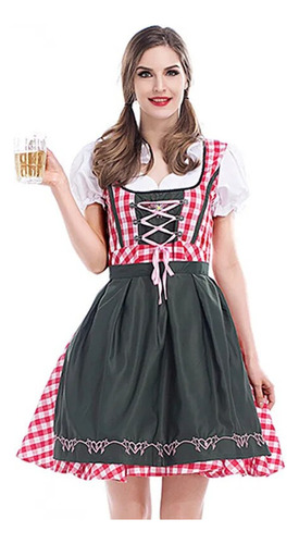Disfraz Bávaro Alemán Para Mujer Del Oktoberfest De Múnich A
