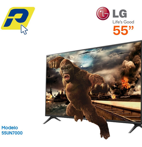 Imagen 1 de 10 de Tv LG 55 Pulgadas Un7000 4k Hdr Smart Led Tv