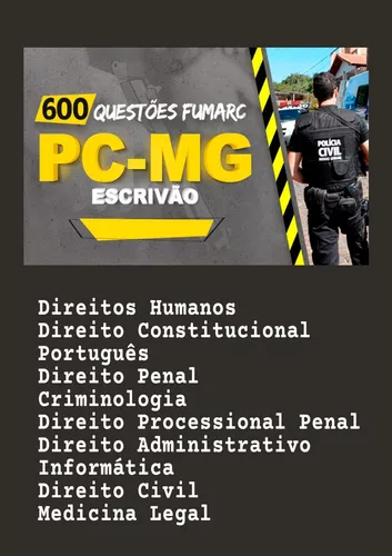 DIGITAÇÃO PARA ESCRIVÃO DA PCMG