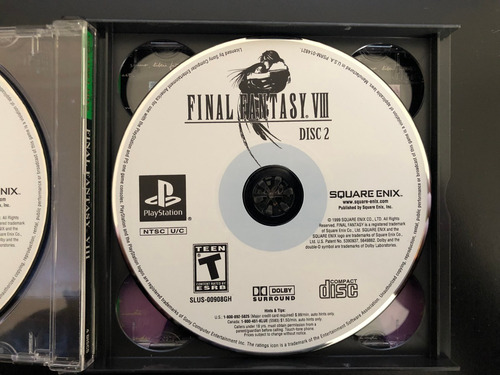 Final Fantasy Viii Para Playstation 1 Em Perfeito Estado